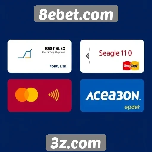 Opções de pagamento disponíveis no 8ebet.com