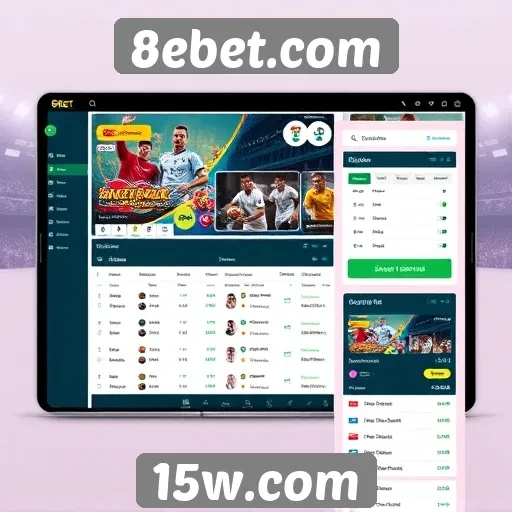 Interface do usuário do 8ebet.com é intuitiva